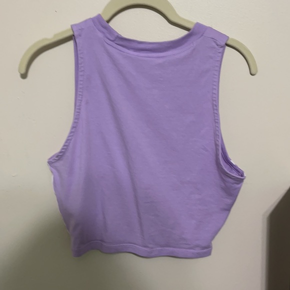 Purple adidas crop top - Picture 2 of 3
